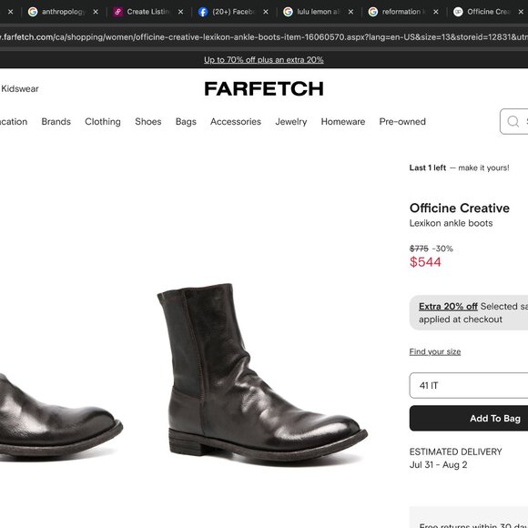 Officine Creative Lexicon ankle boot - Picture 2 of 3